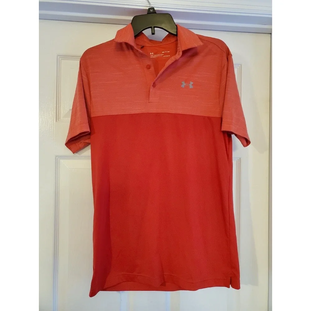 Under Armour Loose fit Heat Gear Golf Polo Shirt Men's S
